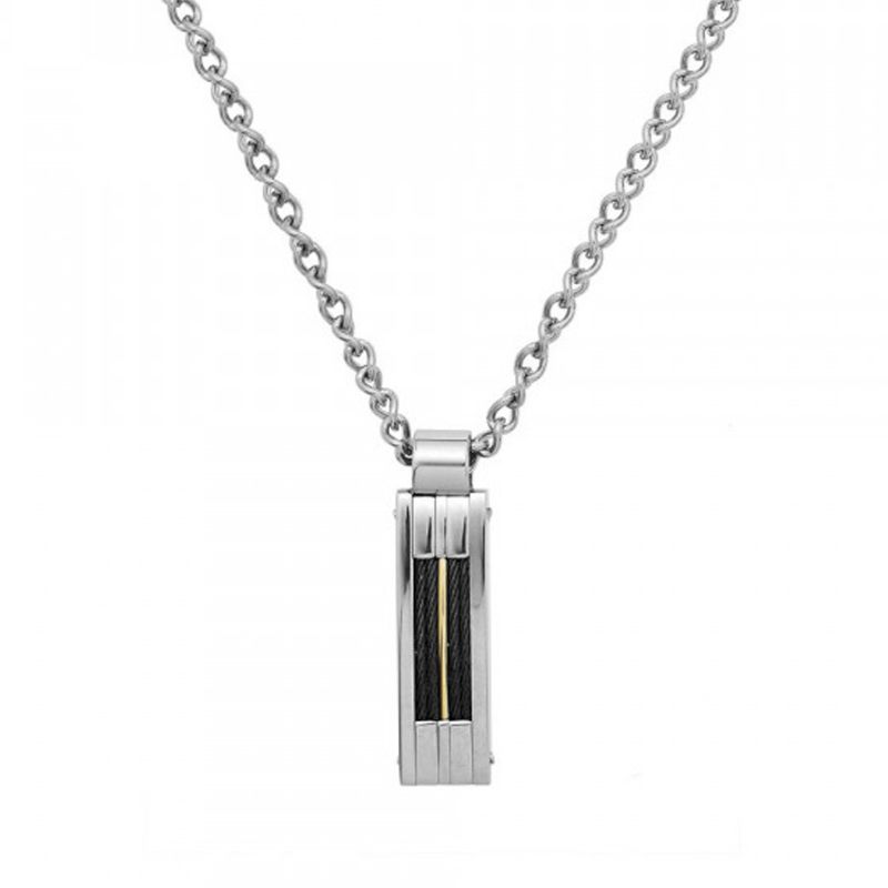 Collier homme acier Jourdan