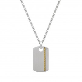 Collier homme acier Jourdan